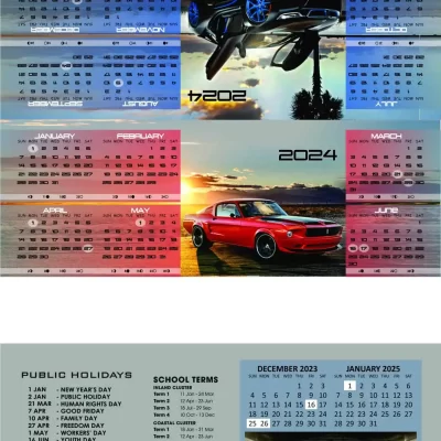 Triangle Calendar 2024 Car
